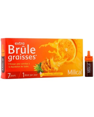 MILICAL exra Brûle graisses Boite de 7 doses de 10 ml MILICAL exra Brûle graisses Boite de 7 doses de 10 ml