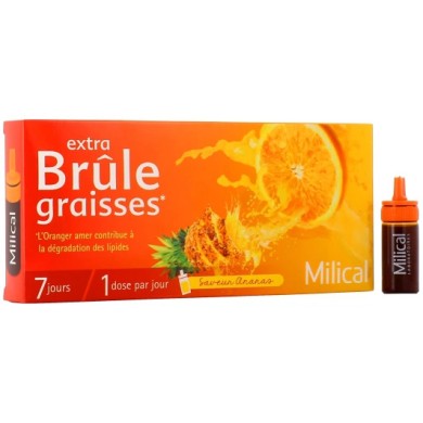 MILICAL exra Brûle graisses Boite de 7 doses de 10 ml MILICAL exra Brûle graisses Boite de 7 doses de 10 ml