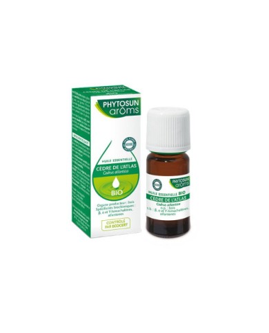 PHYTOSUN AROMS Huile Essentielle Cèdre de l'Atlas Bio  Flacon de 5 ml