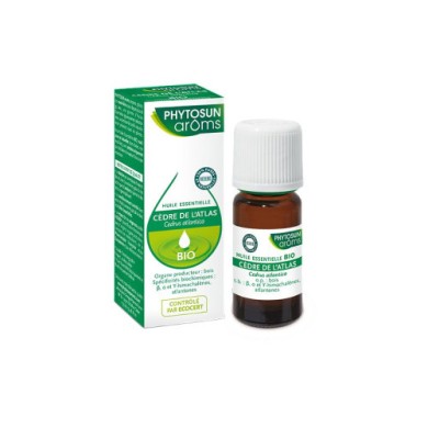 PHYTOSUN AROMS Huile Essentielle Cèdre de l'Atlas Bio  Flacon de 5 ml PHYTOSUN AROMS Huile Essentielle Cèdre de l'Atlas Bio  Flacon de 5 ml