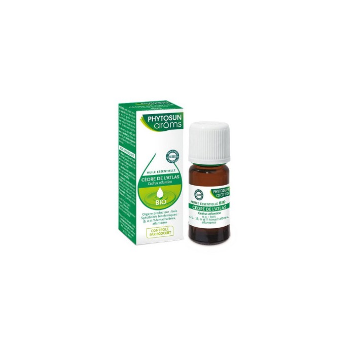 PHYTOSUN AROMS Huile Essentielle Cèdre de l'Atlas Bio  Flacon de 5 ml