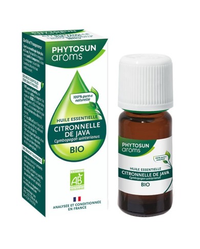 Phytosun Arôms Huile Essentielle Citronnelle de Java Bio Flacon de10ml