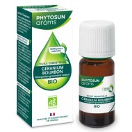 Phytosun Arôms HUILE ESSENTIELLE GÉRANIUM BOURBON Flacon de 10 ML Phytosun Arôms HUILE ESSENTIELLE GÉRANIUM BOURBON Flacon de 10 ML