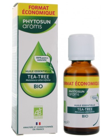 PHYTOSUN AROMS Huile essentielle de TEA TREE BIO Flacon de 30 ml PHYTOSUN AROMS Huile essentielle de TEA TREE BIO Flacon de 30 ml