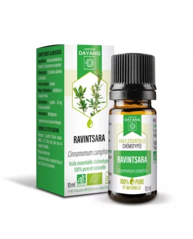 DAYANG Huile essentielle de Ravintsara  bio Flacon de 10 ml DAYANG Huile essentielle de Ravintsara  bio Flacon de 10 ml