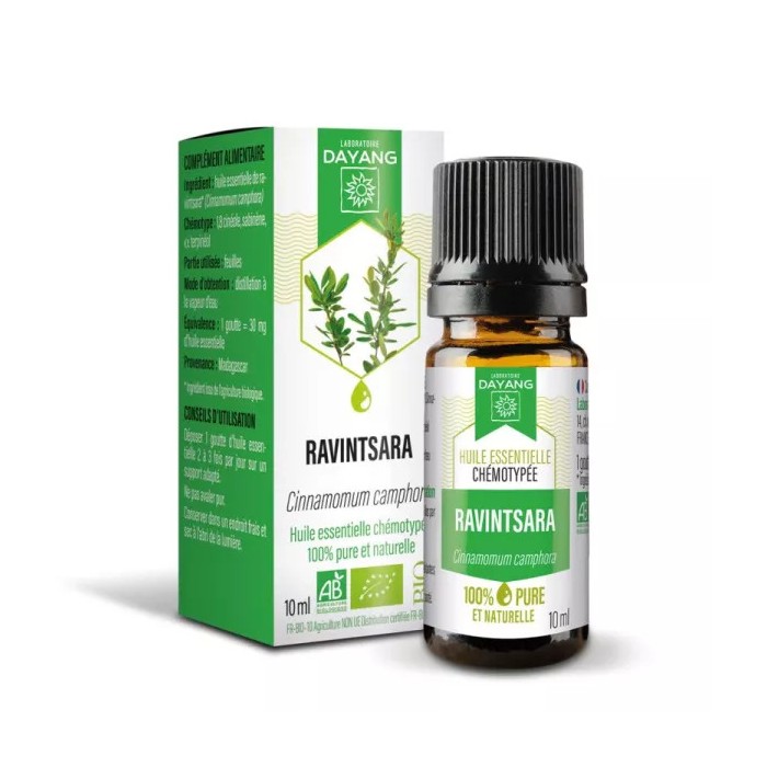 DAYANG Huile essentielle de Ravintsara  bio Flacon de 10 ml