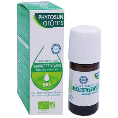 Phytosun Arôms Huile essentielle Sarriette Vivace Bio Flacon de 5ml Phytosun Arôms Huile essentielle Sarriette Vivace Bio Flacon de 5ml