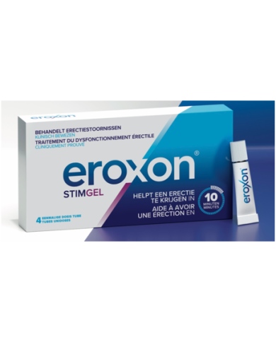 EROXON STIMGEL Traitement du dysfonctionnement érectile Boite de 4 tubes unidoses
