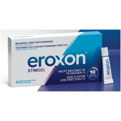 EROXON STIMGEL Traitement du dysfonctionnement érectile Boite de 4 tubes unidoses EROXON STIMGEL Traitement du dysfonctionnement érectile Boite de 4 tubes unidoses