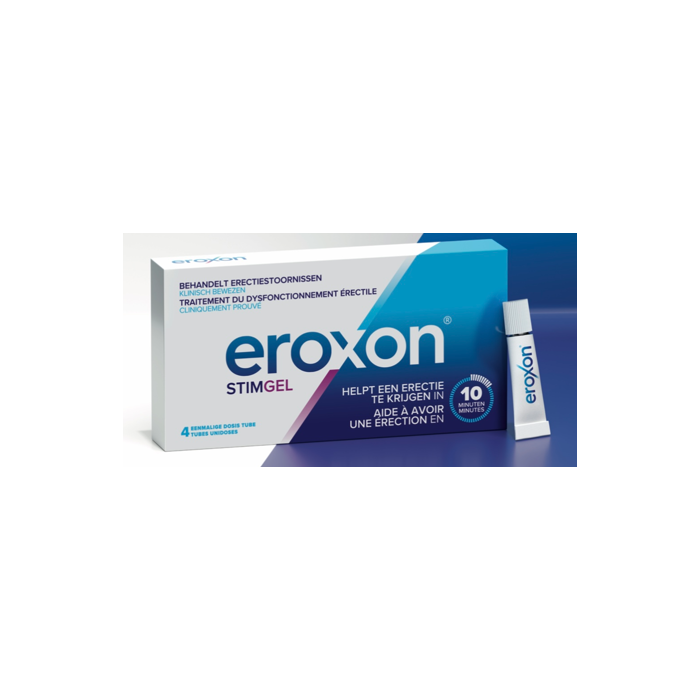 EROXON STIMGEL Traitement du dysfonctionnement érectile Boite de 4 tubes unidoses