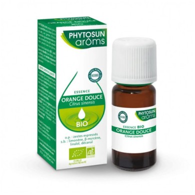 PHYTOSUN AROMS HUILE ESSENTIELLE ORANGE DOUCE BIO Flacon de10 ML PHYTOSUN AROMS HUILE ESSENTIELLE ORANGE DOUCE BIO Flacon de10 ML
