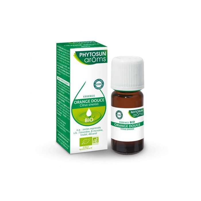 PHYTOSUN AROMS HUILE ESSENTIELLE ORANGE DOUCE BIO Flacon de10 ML