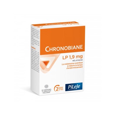 PILEJE CHRONOBIANE LP 1.9 mg de melatonine Boite de 60 comprimés