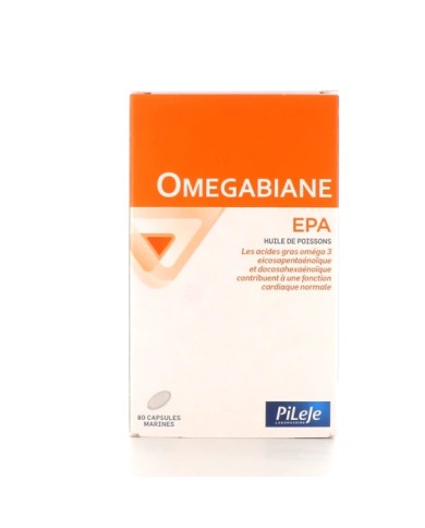 PILEJE omegabiane EPA Boite de 80 capsules PILEJE omegabiane EPA Boite de 80 capsules