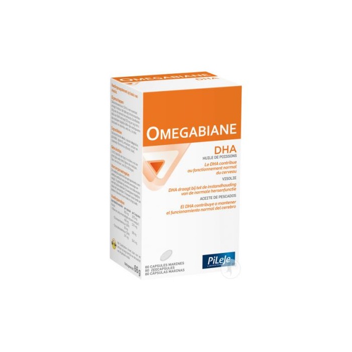 PILEJE Omegabiane DHA Boote de 80 capsules PILEJE Omegabiane DHA Boote de 80 capsules
