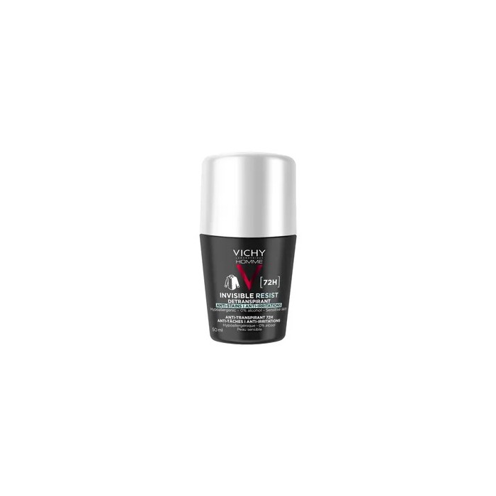 VICHY HOMME Détranspirant 72h Anti-Taches Anti-Irritations pour Peaux Sensibles  Bille de 50ml VICHY HOMME Détranspirant 72h Anti-Taches Anti-Irritations pour Peaux Sensibles  Bille de 50ml