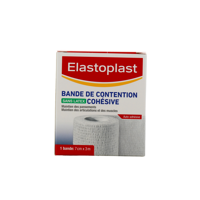 ELASTOPLAST Bande de contention cohésive sans latex3 m x 7 cm