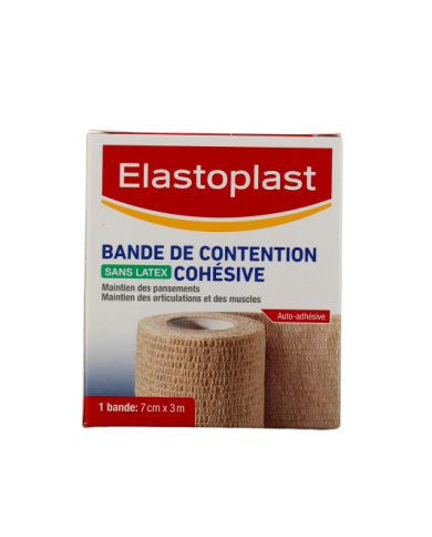 ELASTOPLAST Bande de contention cohésive 3 m X 7 cm ELASTOPLAST Bande de contention cohésive 3 m X 7 cm