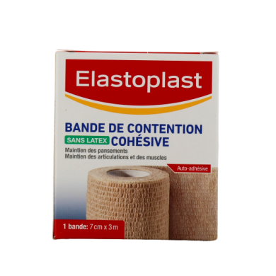ELASTOPLAST Bande de contention cohésive 3 m X 7 cm ELASTOPLAST Bande de contention cohésive 3 m X 7 cm