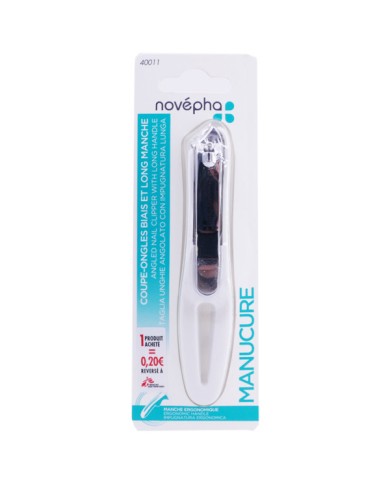 NOVÉPHA MANUCURE COUPE ONGLES BIAIS ET LONG MANCHE