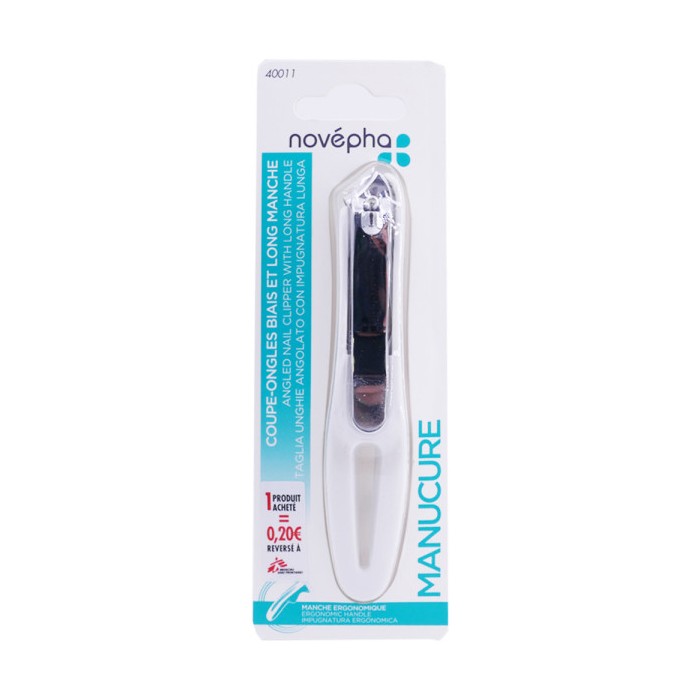 NOVÉPHA MANUCURE COUPE ONGLES BIAIS ET LONG MANCHE