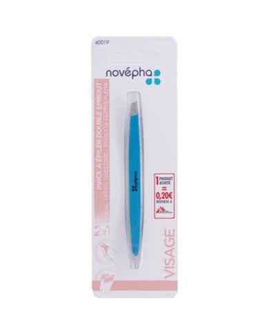 NOVÉPHA VISAGE PINCE A EPILER DOUBLE EMBOUT NOVÉPHA VISAGE PINCE A EPILER DOUBLE EMBOUT