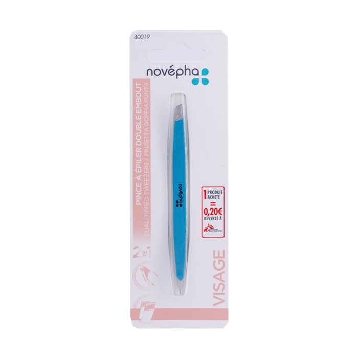 NOVÉPHA VISAGE PINCE A EPILER DOUBLE EMBOUT