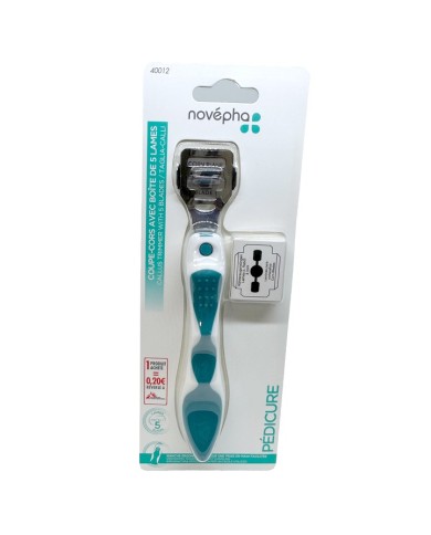 Novépha Coupe cors avec boîte de 5 lames