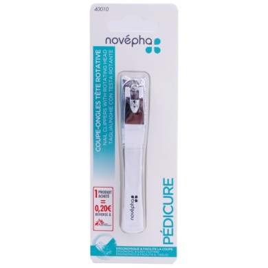 NOVÉPHA COUPE ONGLES TETE ROTATIVE NOVÉPHA COUPE ONGLES TETE ROTATIVE