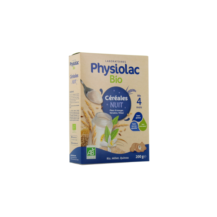 Physiolac Bio Céréales Nuit Boite de 200 grammes