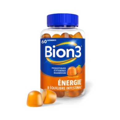 Bion 3 Énergie Gommes Boite de 60 gommes arôme Orange Bion 3 Énergie Gommes Boite de 60 gommes arôme Orange