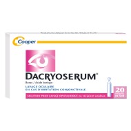 Dacryosérum Solution pour lavage ophtalmique Bpite de 20 unidoses de 5ml Dacryosérum Solution pour lavage ophtalmique Bpite de 20 unidoses de 5ml