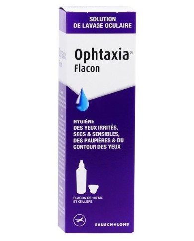 Ophtaxia - Solution de Lavage oculaire Flacon de 100 ml