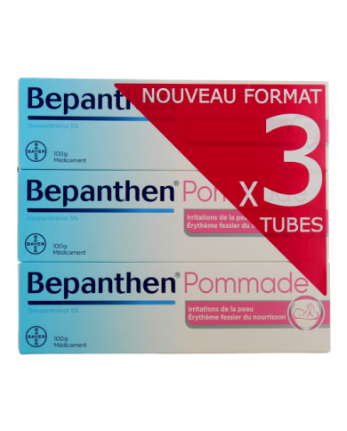 BEPANTHEN 5% Pommade Lot de 3 Tubes de 100g