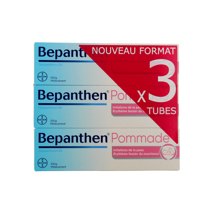BEPANTHEN 5% Pommade Lot de 3 Tubes de 100g