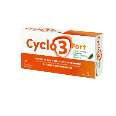 CYCLO 3 Jambes lourdes Boite de 60 gélules CYCLO 3 Jambes lourdes Boite de 60 gélules