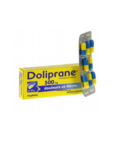 Doliprane 500 mg Boite de 16 gélules