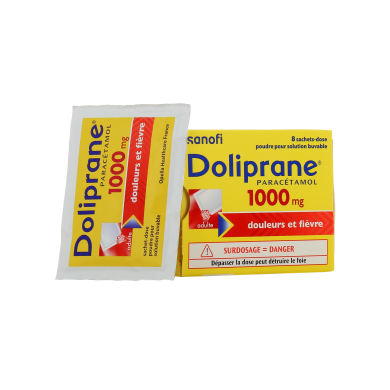 DOLIPRANE 1000 Mg Boite de 8 sachets