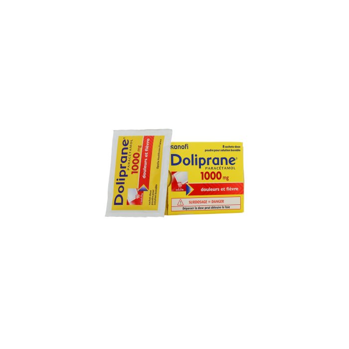 DOLIPRANE 1000 Mg Boite de 8 sachets