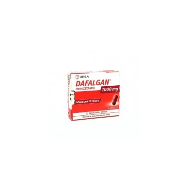 Dafalgan 1G  Boite de 8 gélules Dafalgan 1G  Boite de 8 gélules