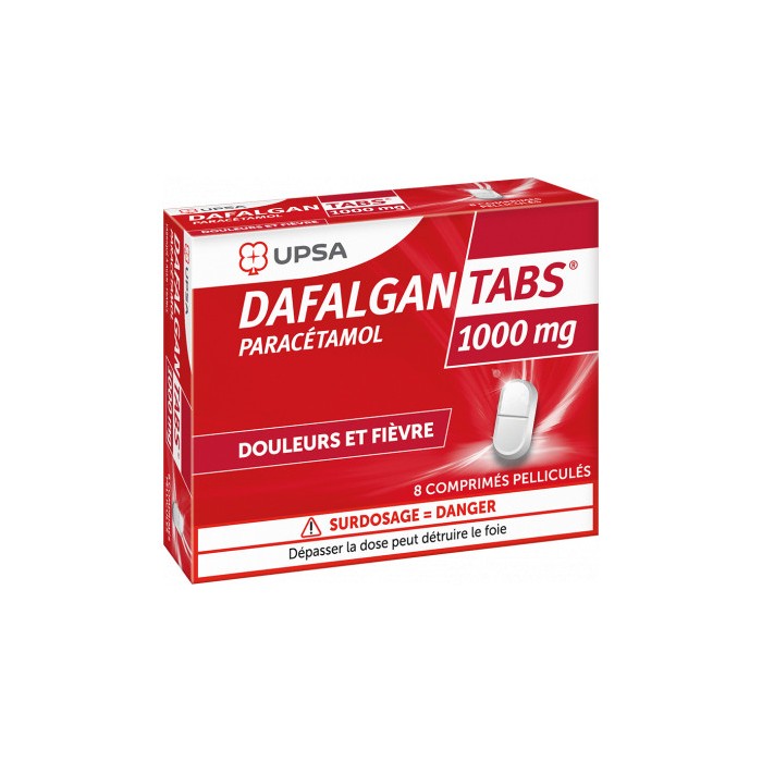 Dafalgan CAPS 1G  Boite de 8 Gélules