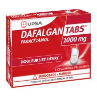 Dafalgan 1G  Boite de 8 comprimés effervescents Dafalgan 1G  Boite de 8 comprimés effervescents