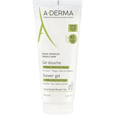 ADerma Gel Douche Hydra-Protecteur Tube de 200 ml ADerma Gel Douche Hydra-Protecteur Tube de 200 ml