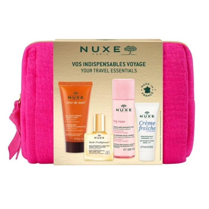 Nuxe Trousse Vos indispensables voyage 2024 - 4 soins