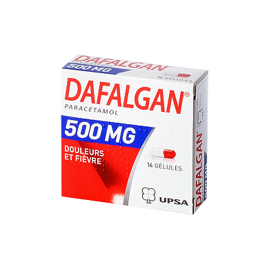 Dafalgan CAPS 500mg Boite de 16 gelules Dafalgan CAPS 500mg Boite de 16 gelules
