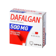 Dafalgan CAPS 500mg Boite de 16 gelules Dafalgan CAPS 500mg Boite de 16 gelules