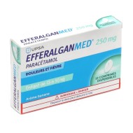 Efferalgan Enfant 250 mg Boite de 12 comprimés dispersible arôme banane Efferalgan Enfant 250 mg Boite de 12 comprimés dispersible arôme banane