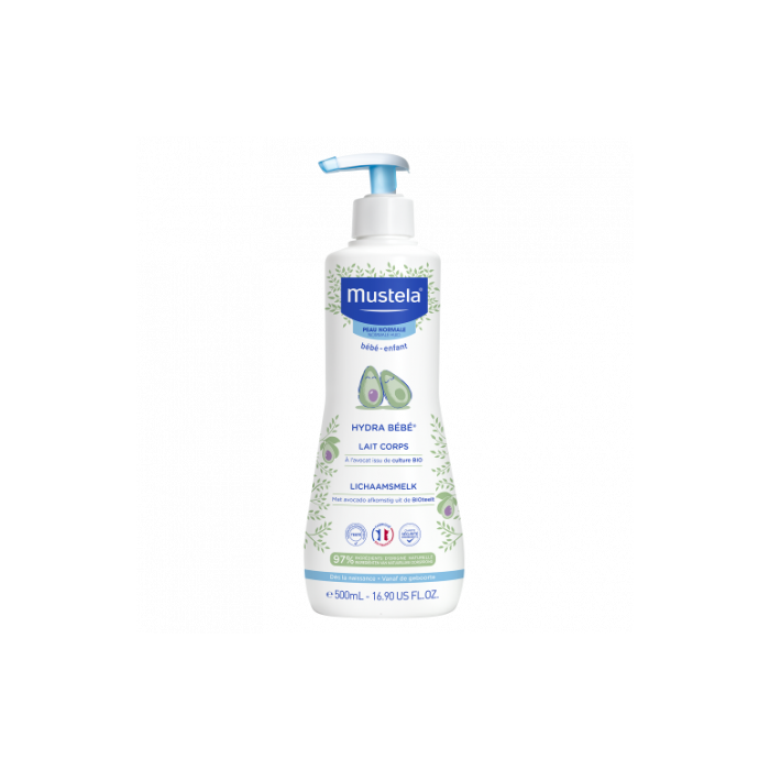 MUSTELA Hydra bébé Lait corps Flacon pompe de 500 ml MUSTELA Hydra bébé Lait corps Flacon pompe de 500 ml