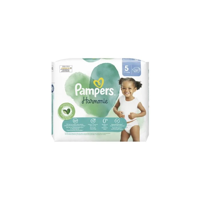 Pampers Harmonie 36 Couches Taille 5 (11-16 kg)