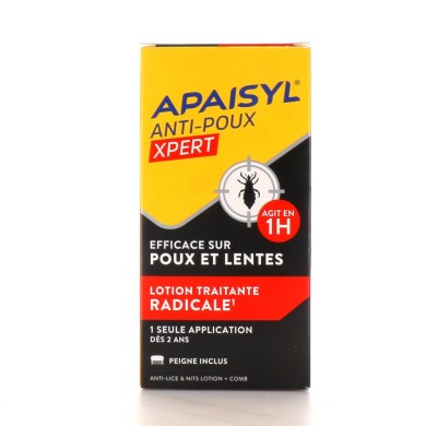 APAISYL XPERT Lotion traitante poux et lentes Spray de 100ml APAISYL XPERT Lotion traitante poux et lentes Spray de 100ml